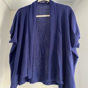 Loft | Short Sleeve Open Cardigan